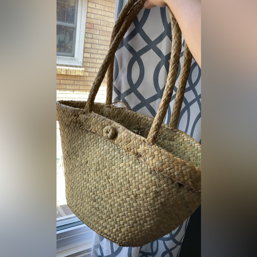 Lightweight Straw boho beach bag man woman gift eco friendly resort wear